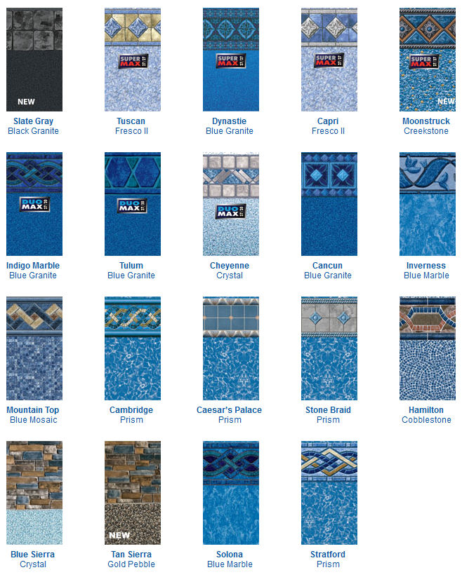 Swimming Pool Liner Patterns